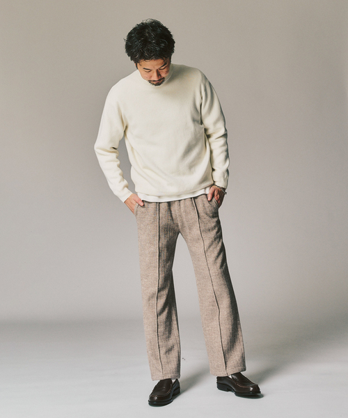 ニットジャージーイージーパンツ（スラックス）｜417 EDIFICE（フォー