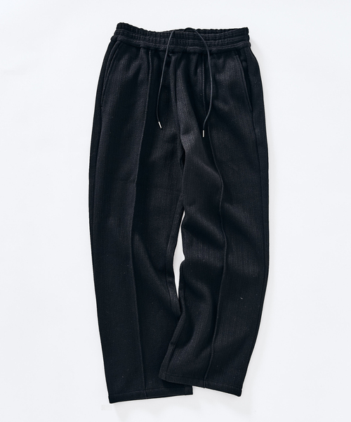セール】ニットジャージーイージーパンツ（スラックス）｜417 EDIFICE
