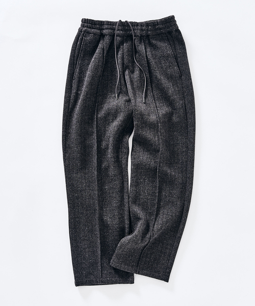 セール】ニットジャージーイージーパンツ（スラックス）｜417 EDIFICE