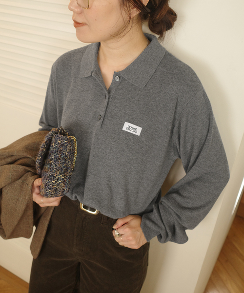 SLOBE IENA（スローブイエナ）の「LOUNA SLOBE別注 ニットポロ（ニット