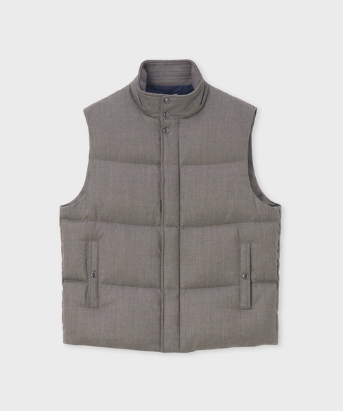 ウールフランネル ダウンベスト / 253131 710Z（ダウンベスト）｜Paul
