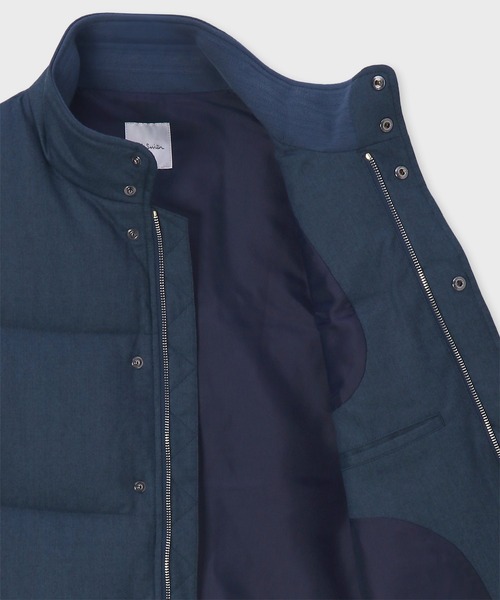 ウールフランネル ダウンベスト / 253131 710Z（ダウンベスト）｜Paul