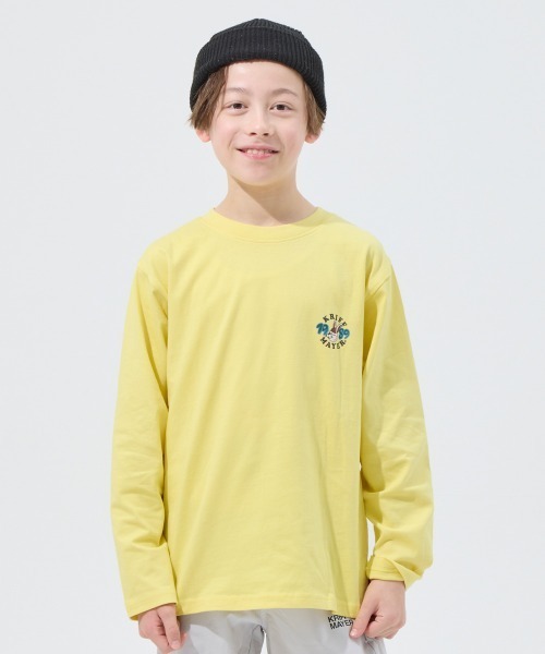KRIFF MAYER Kid's Collection(クリフメイヤーキッズコレクション)の「【綿100%】クリフラビットロンT(Tシャツ/カットソー・キッズ・チャコール/オフホワイト/ホワイト系その他/イエロー/ネイビー/ミント・150/140/130/120/170/160)」の8枚目の写真
