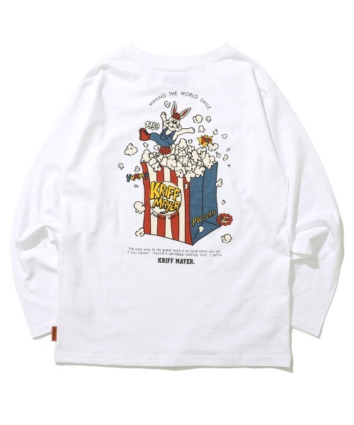 KRIFF MAYER Kid's Collection(クリフメイヤーキッズコレクション)の「【綿100%】クリフラビットロンT(Tシャツ/カットソー・キッズ・チャコール/オフホワイト/ホワイト系その他/イエロー/ネイビー/ミント・150/140/130/120/170/160)」の15枚目の写真