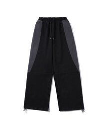 カーブインシジョン ワイドパンツ ブラック