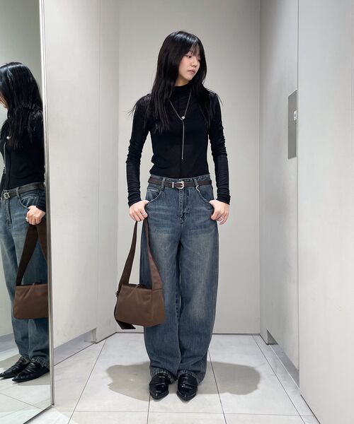 INSILENCE WOMEN(インサイレンスウーマン)の「ヴィンテージレギュラーデニムライトブルー(デニムパンツ・レディース・その他・X-SMALL/SMALL/MEDIUM)」の13枚目の写真