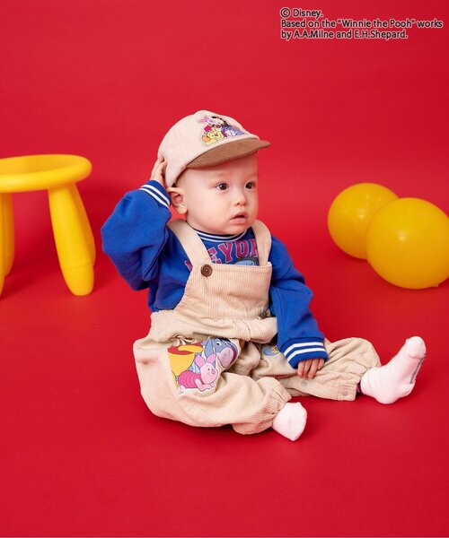 Disney（ディズニー）の「ディズニーキャラクター くまのプーさん/キャップ（キャップ・キッズ・ベージュ/インディゴブルー・46/48）」の18枚目の写真