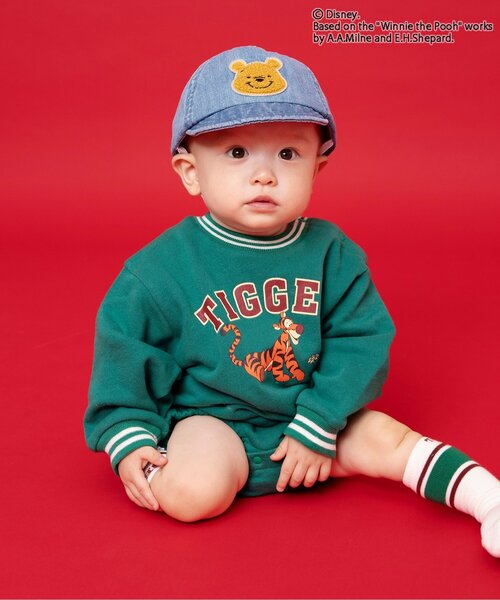 Disney（ディズニー）の「ディズニーキャラクター くまのプーさん/キャップ（キャップ・キッズ・ベージュ/インディゴブルー・46/48）」の21枚目の写真