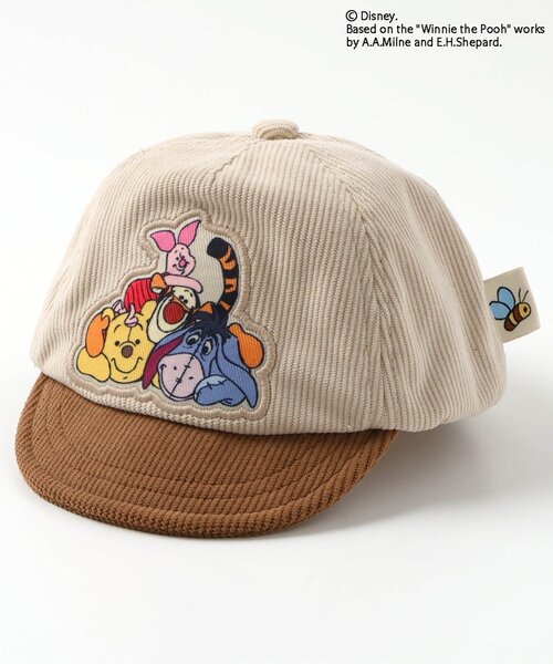 Disney（ディズニー）の「ディズニーキャラクター くまのプーさん/キャップ（キャップ・キッズ・ベージュ/インディゴブルー・46/48）」の16枚目の写真