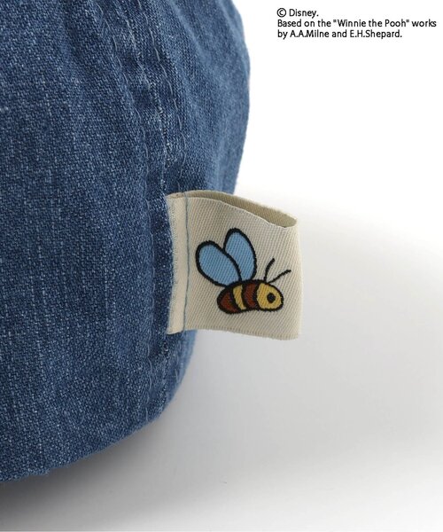 Disney（ディズニー）の「ディズニーキャラクター くまのプーさん/キャップ（キャップ・キッズ・ベージュ/インディゴブルー・46/48）」の17枚目の写真