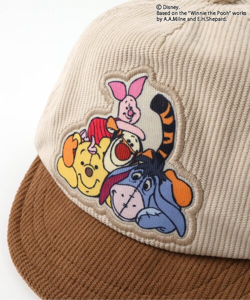 Disney（ディズニー）の「ディズニーキャラクター くまのプーさん/キャップ（キャップ・キッズ・ベージュ/インディゴブルー・46/48）」の10枚目の写真