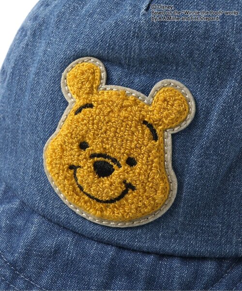 Disney（ディズニー）の「ディズニーキャラクター くまのプーさん/キャップ（キャップ・キッズ・ベージュ/インディゴブルー・46/48）」の5枚目の写真