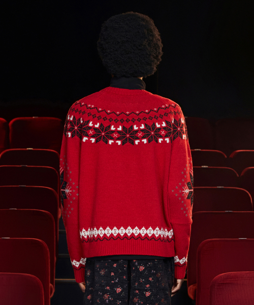 UNALLOYED(アナロイド)の「アーガイルノルディックニット / レッド(ニット/セーター・メンズ・その他・MEDIUM/LARGE)」の3枚目の写真
