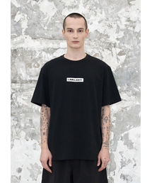 アパレルボックスロゴTシャツ(ブラック/ホワイト)