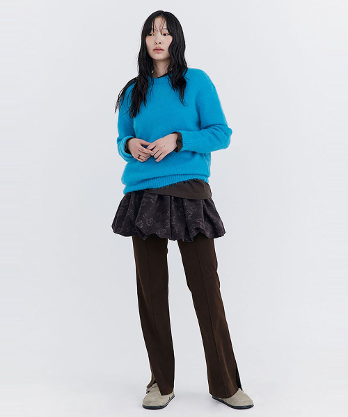WNDERKAMMER（ブンダーカンマー）の「コーデュロイセミブーツカットパンツ_ブラウン（その他パンツ・レディース・その他・X-SMALL/SMALL/MEDIUM）」の2枚目の写真