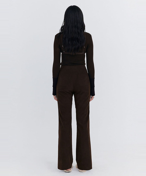 WNDERKAMMER（ブンダーカンマー）の「コーデュロイセミブーツカットパンツ_ブラウン（その他パンツ・レディース・その他・X-SMALL/SMALL/MEDIUM）」の8枚目の写真