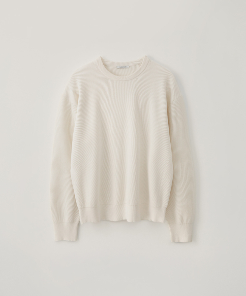 BLANKROOM(ブランクルーム)の「オールウェザークルーニット_IVORY(ニット/セーター・レディース・その他・1/2/4/3)」の1枚目の写真