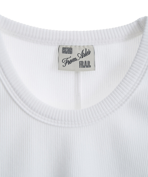 FROM ARLES（フロムアルル）の「90SビンテージスリーブレスBOY / ホワイト（Tシャツ/カットソー・メンズ・ホワイト・MEDIUM/LARGE）」の8枚目の写真