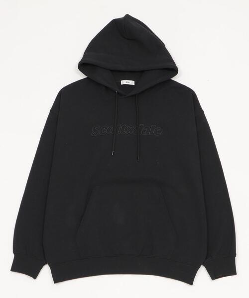 WEGO（ウィゴー）の「WEGO/エンボスステッチロゴプルパーカー（パーカー・メンズ・アッシュグレー/ピンク/ブラック・LARGE/MEDIUM）」の7枚目の写真