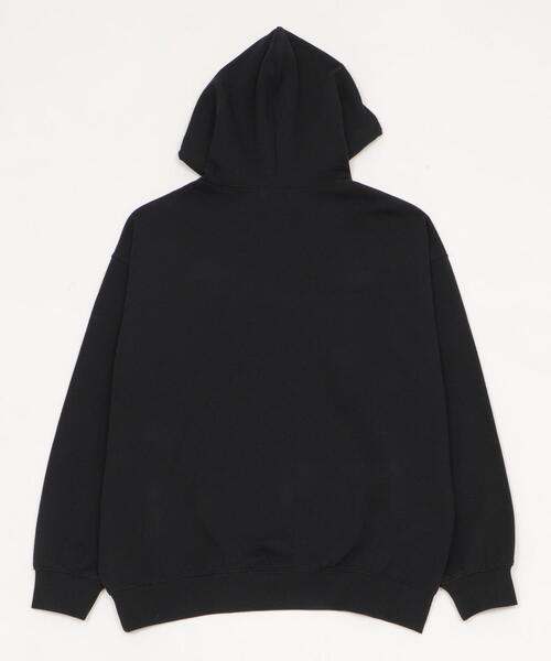 WEGO（ウィゴー）の「WEGO/エンボスステッチロゴプルパーカー（パーカー・メンズ・アッシュグレー/ピンク/ブラック・LARGE/MEDIUM）」の10枚目の写真