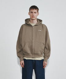 HET HOODIE ZIP-UP SWEATSHIRT (KHAKI)