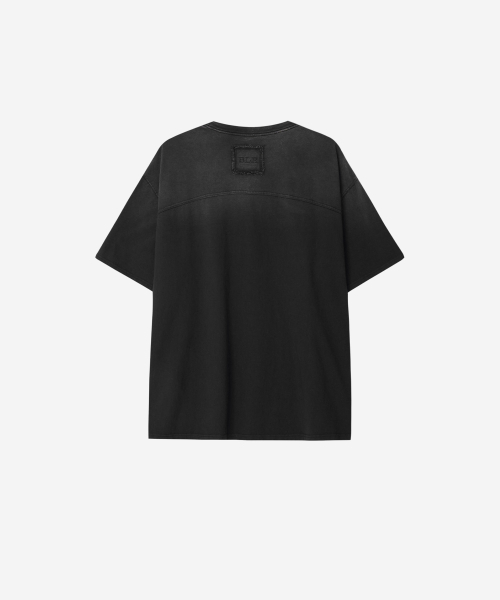 BLR(ビーエルアール)の「Raw Cut Square Patched Washing T-shrits (Over-fit)(Tシャツ/カットソー・メンズ・その他・SMALL/MEDIUM)」の3枚目の写真