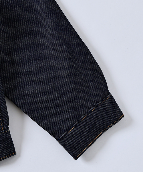 Levi's（リーバイス）の「Levi’s(R) / リーバイス(R) 別注 TYPE２リジッド トラッカージャケット（デニムジャケット・メンズ・ダークブルー・X-SMALL/XXX-LARGE/XX-LARGE/X-LARGE/LARGE/MEDIUM/SMALL）」の12枚目の写真