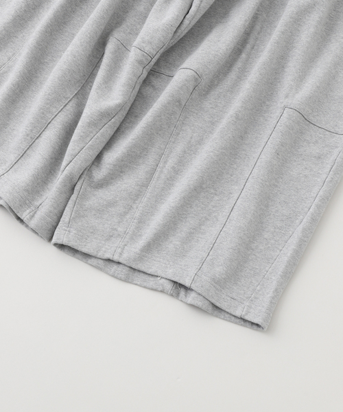 ANGLAN(アングラン)の「ANGLAN / アングラン Paneled Sweat Balloon Pants(スウェットパンツ・メンズ・ブラック/グレー・FREE)」の5枚目の写真