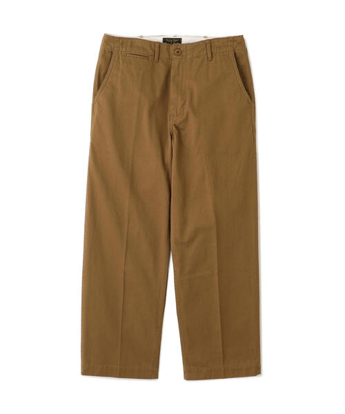 schott(ショット)の「Schott/ショット/CHINO TROUSERS/チノ パンツ(チノパンツ・メンズ・ブラック/カーキ・30/32/34)」の3枚目の写真