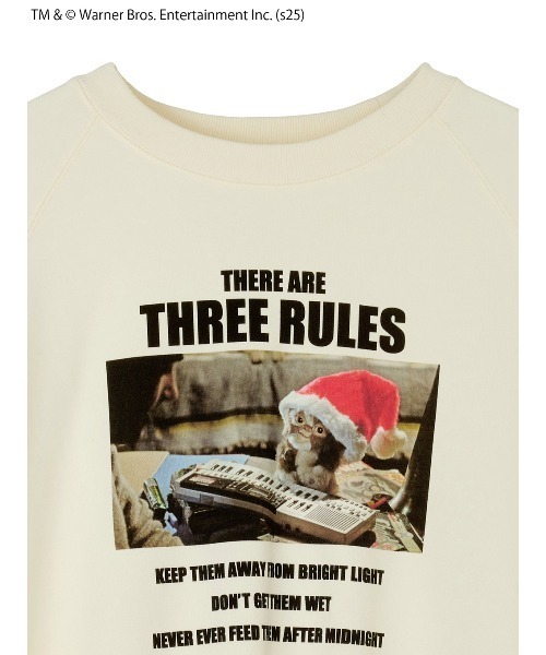 Ameri(アメリ)の「GREMLINS PHOTO PRINT SWEAT TOP(スウェット・レディース・スミクロ/アイボリー・FREE)」の13枚目の写真