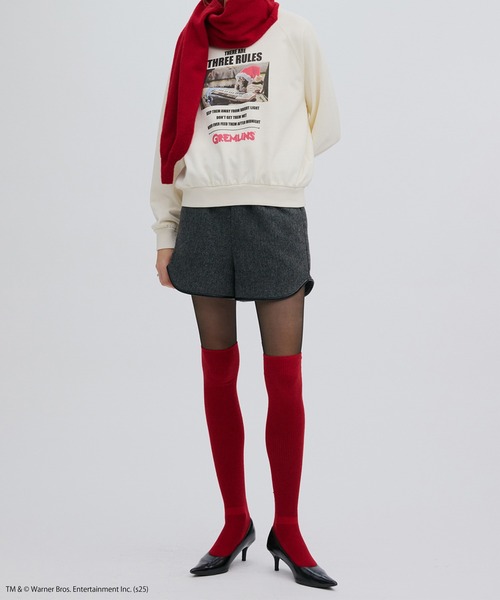 Ameri(アメリ)の「GREMLINS PHOTO PRINT SWEAT TOP(スウェット・レディース・スミクロ/アイボリー・FREE)」の5枚目の写真