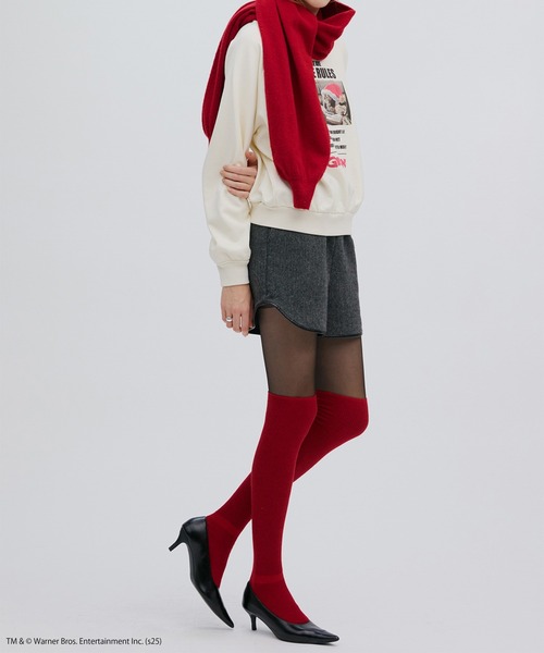 Ameri(アメリ)の「GREMLINS PHOTO PRINT SWEAT TOP(スウェット・レディース・スミクロ/アイボリー・FREE)」の6枚目の写真