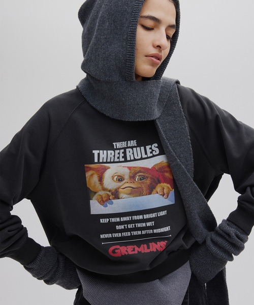 Ameri(アメリ)の「GREMLINS PHOTO PRINT SWEAT TOP(スウェット・レディース・スミクロ/アイボリー・FREE)」の7枚目の写真
