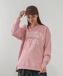 GLOBAL WORK | やわらか裏起毛プリントプルオーバー/580976(スウェット)