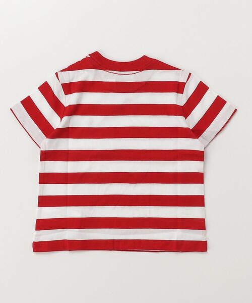 POLO RALPH LAUREN CHILDRENSWEAR(ポロ ラルフ ローレン チルドレンズウェア)の「ストライプド コットン ジャージー Tシャツ(その他ベビーウェア・キッズ・レッド・12M/24M/18M)」の5枚目の写真