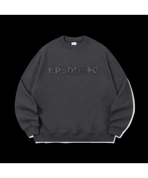 EPISODE UNTITLED(エピソードアンタイトルド)の「APPLIQUE EMBROIDERY LOGO SWEATSHIRT_CHARCOAL(スウェット・レディース・その他・2/3)」の1枚目の写真