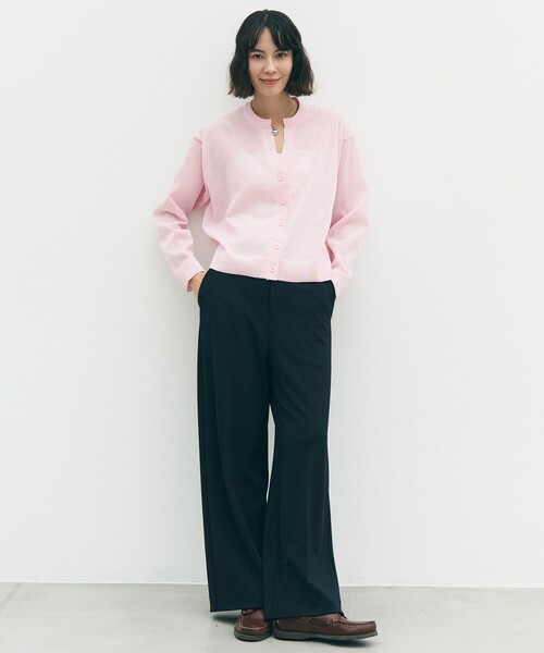 UNFILO(アンフィーロ)の「【ウエストゴム/美シルエット/15サイズ展開】BEAUTY MOVE ワイドストレートパンツ(その他パンツ・レディース・ホワイト系/ブラック系/ライトグレー系/ネイビー系・X-SMALL/XX-SMALL/SMALL/SS/LT/LARGE/LS/L/MT/MEDIUM/MS/ST)」の8枚目の写真