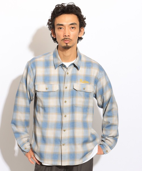ROTAR(ローター)の「Ombre Check Work Shirt(シャツ/ブラウス・メンズ・グレー/ブルー/グリーン・MEDIUM/LARGE/X-LARGE)」の6枚目の写真