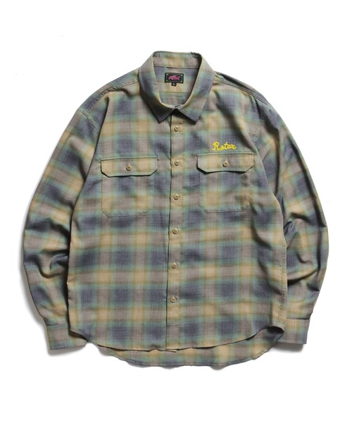 ROTAR(ローター)の「Ombre Check Work Shirt(シャツ/ブラウス・メンズ・グレー/ブルー/グリーン・MEDIUM/LARGE/X-LARGE)」の11枚目の写真