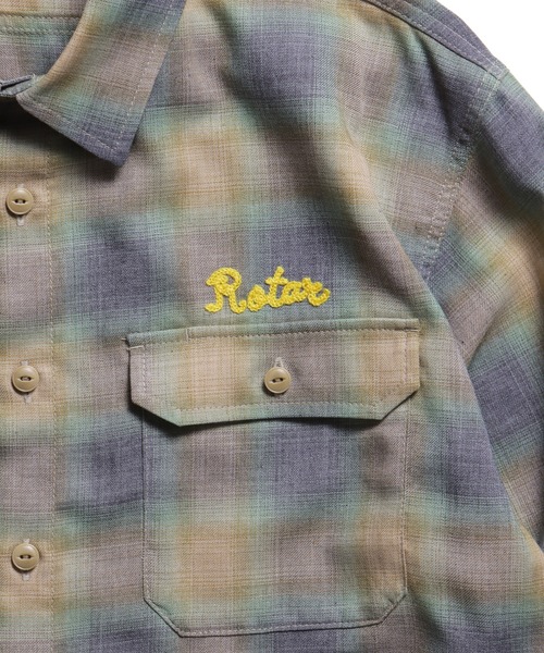 ROTAR(ローター)の「Ombre Check Work Shirt(シャツ/ブラウス・メンズ・グレー/ブルー/グリーン・MEDIUM/LARGE/X-LARGE)」の14枚目の写真