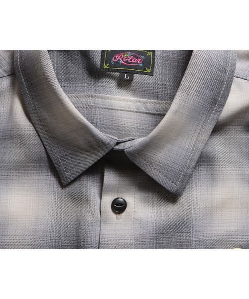 ROTAR(ローター)の「Ombre Check Work Shirt(シャツ/ブラウス・メンズ・グレー/ブルー/グリーン・MEDIUM/LARGE/X-LARGE)」の15枚目の写真