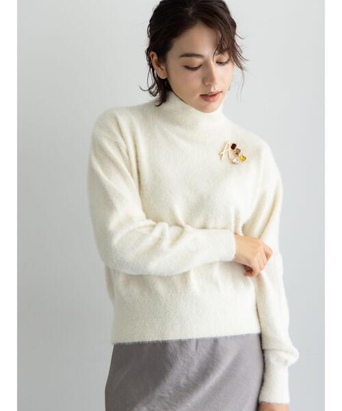 Te chichi（テチチ）の「イニシャルブローチA（ネックレス・レディース・ゴールド・F）」の2枚目の写真