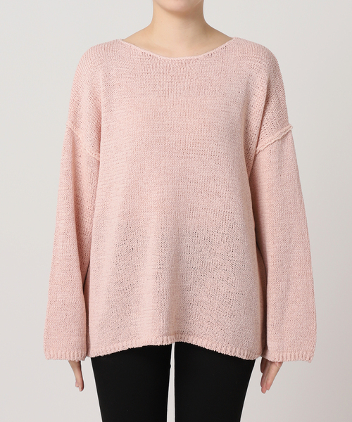 JOURNAL STANDARD（ジャーナルスタンダード）の「《追加》テープヤーンDROPプルオーバー（ニット/セーター・レディース・ピンク/ホワイト/ブラック系その他・FREE）」の18枚目の写真