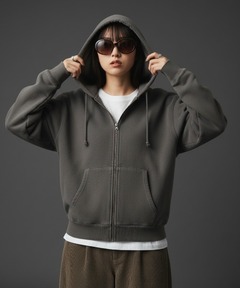 beautiful people/ビューティフルピープル】compact double jersey zip