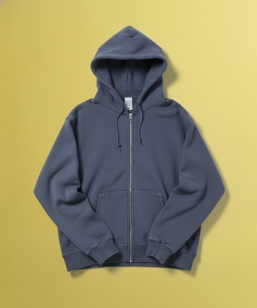 minius(ミニウス)の「【BTP SELECTION】ピグメント加工 無地ジップパーカー ZOZO限定 ヴィンテージライク 古着風(パーカー・メンズ・ピンク系その他/グレー系その他/ブルー系その他・LARGE)」の12枚目の写真