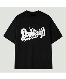 DOUBLE EIGHT（ダブルエイト）の「グラフィティロゴ半袖（ブラック）（Tシャツ/カットソー）」