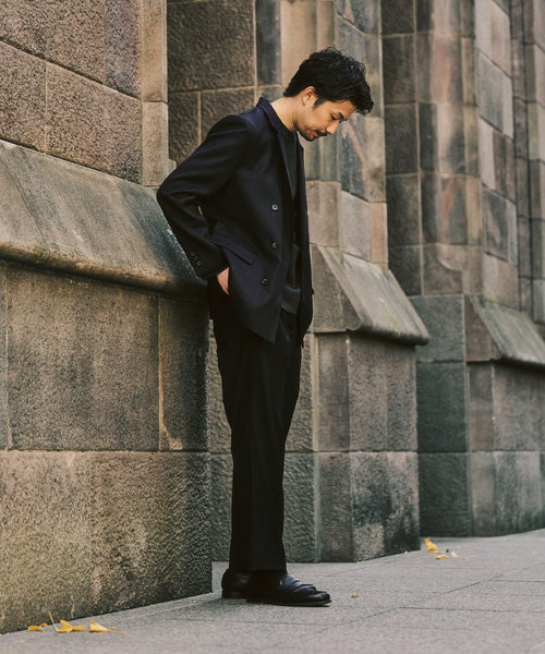 417 EDIFICE（フォーワンセブンエディフィス）の「TW ツイル  W ジャケット "セットアップ着用可能"（テーラードジャケット・メンズ・ベージュ/カーキ/ブラック系その他・X-LARGE/LARGE/MEDIUM/SMALL）」の11枚目の写真