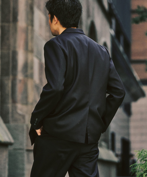 417 EDIFICE（フォーワンセブンエディフィス）の「TW ツイル  W ジャケット "セットアップ着用可能"（テーラードジャケット・メンズ・ベージュ/カーキ/ブラック系その他・X-LARGE/LARGE/MEDIUM/SMALL）」の15枚目の写真