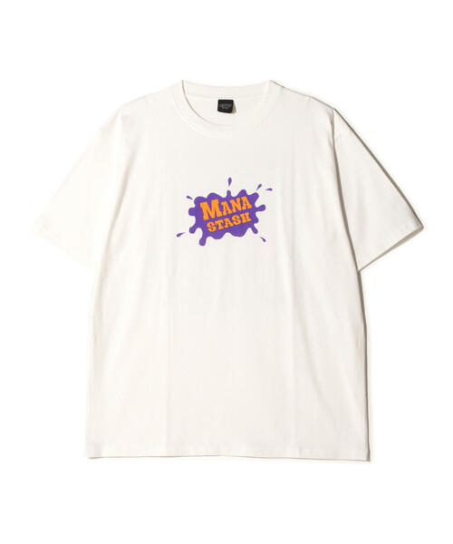 MANASTASH(マナスタッシュ)の「MANASTASH/マナスタッシュ/PUMICE TEE CEREAL(Tシャツ/カットソー・メンズ・ホワイト/ネイビー/レッド・M/L/XL/S)」の1枚目の写真