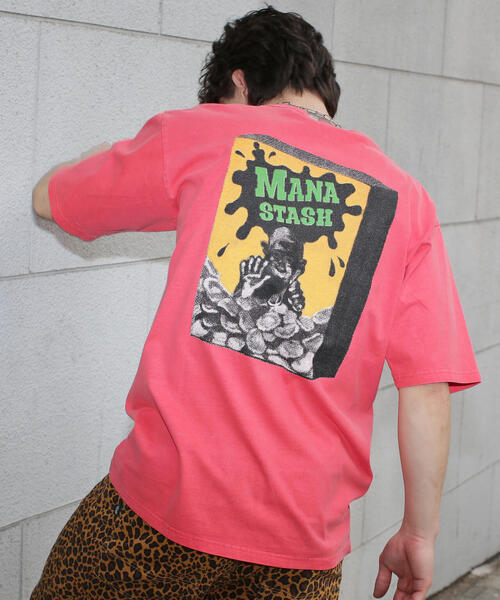 MANASTASH(マナスタッシュ)の「MANASTASH/マナスタッシュ/PUMICE TEE CEREAL(Tシャツ/カットソー・メンズ・ホワイト/ネイビー/レッド・M/L/XL/S)」の8枚目の写真